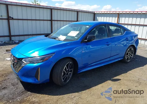 2025 Nissan Sentra Sr из США, поврежденный, VIN 3N1AB8DV7SY307938